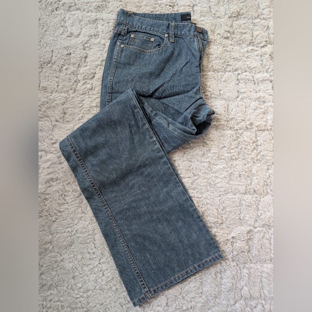 Calvin Klein Men's Low-rise Boot Cut Jeans Size 34x32